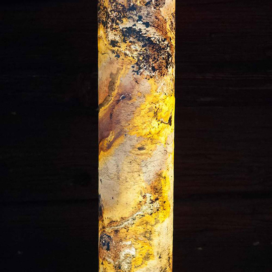 LeuchtNatur Columna Bayerischer höst stål