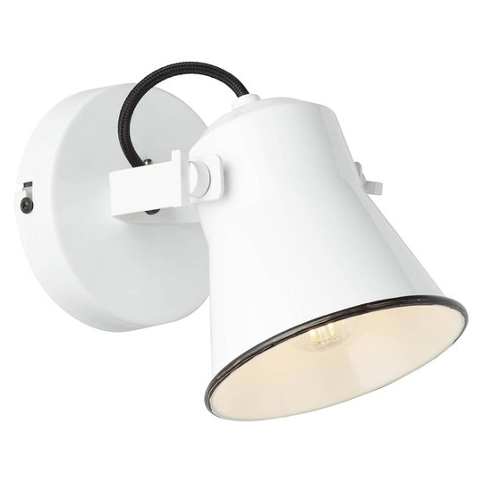 Väggspotlight Croft huvud lutbar