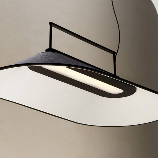 LEDS C Shoemaker LED-pendellampa oval, antracit