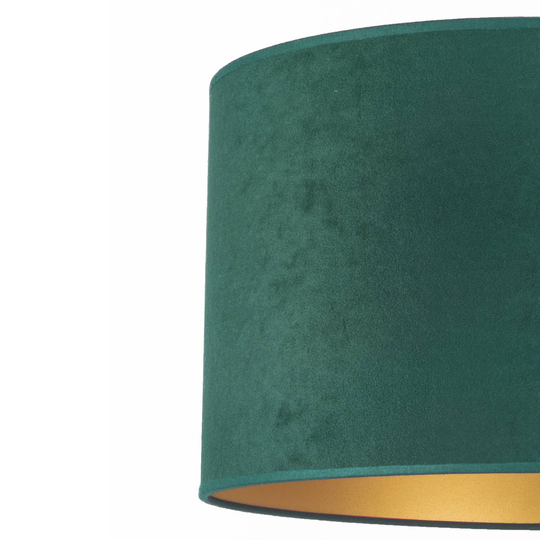 Golvlampa Golden Roller mörkgrön/guld