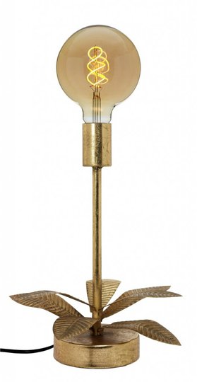 Blomst bordlampa (Mässing/guld)