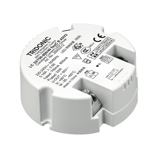TRIDONIC LED-drivare LC 32W 700-800mA flexC R ADV2
