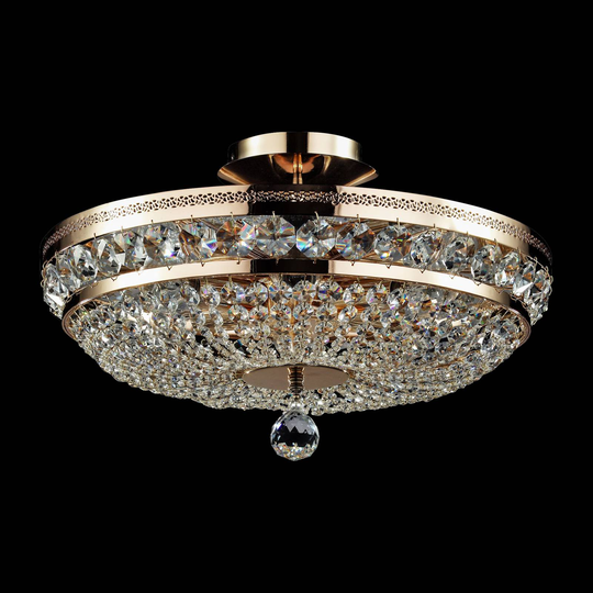 Maytoni Ottilia taklampa kristaller, Ø 43,5 cm