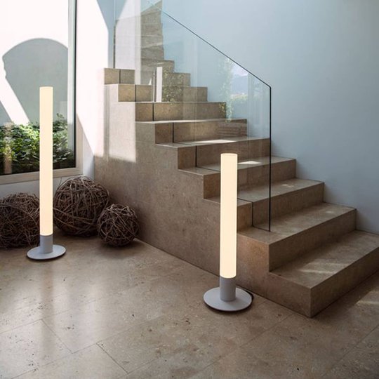 SLV Light Pipe LED-golvlampa dimbar IP55 90 cm