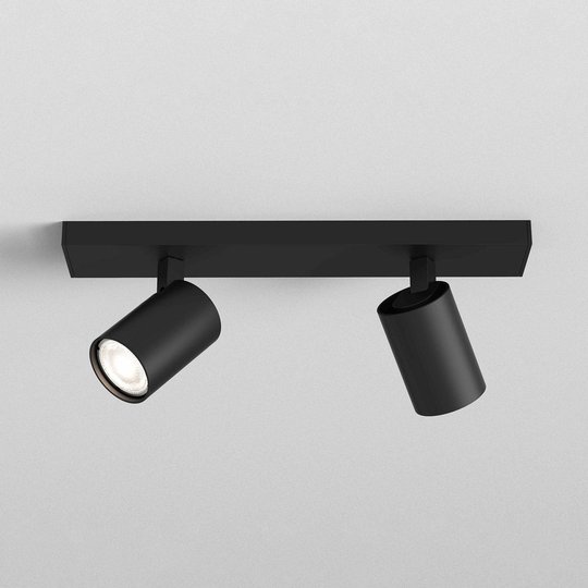 Astro Ascoli Twin takspotlight, matt svart