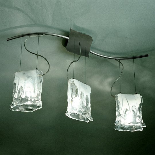 3 ljuskällor Hänglampa MURANO i alabasterglas