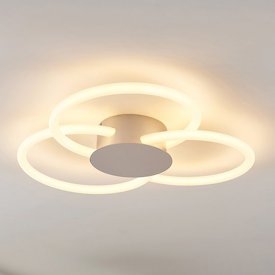 Lucande Clasa LED-taklampa, 3 lampor