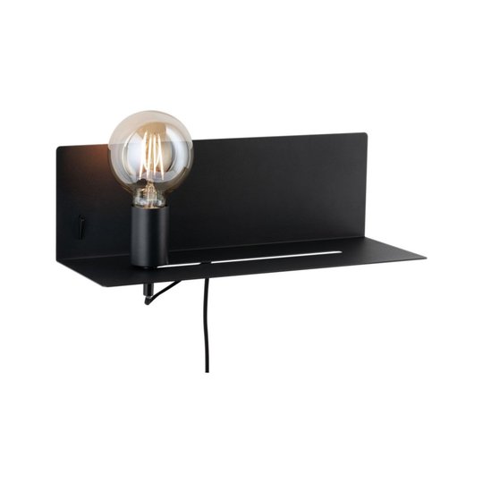 Devara Shelf + USB (Svart)
