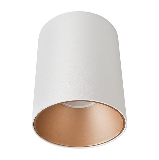 Taklampa Eye Tone, vit/guld