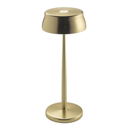 LED-bordslampa Sister Light, dimbar, guld