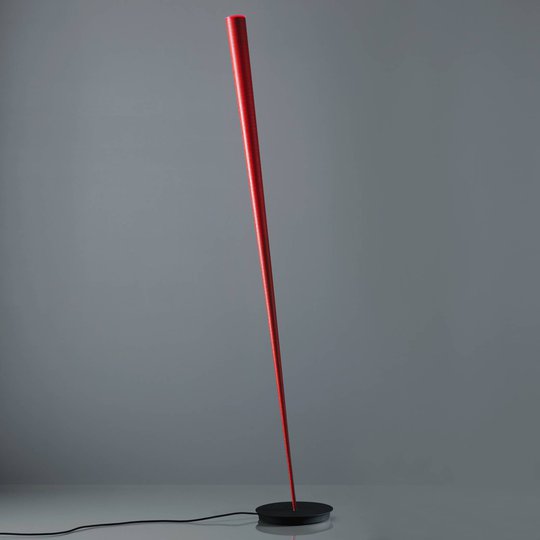 Designer-golvlampa Drink i rött
