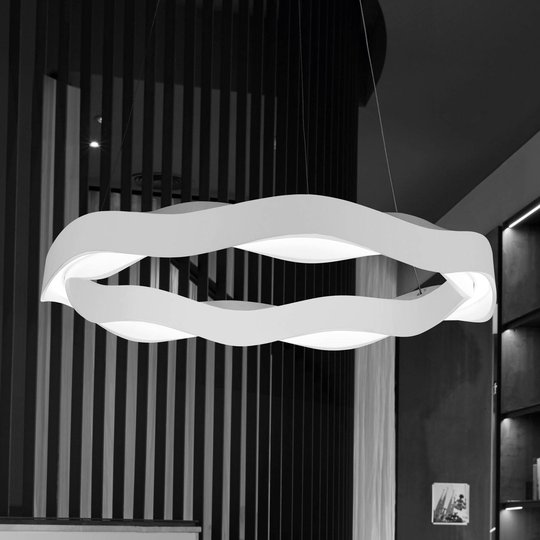 Grok Hello LED-hänglampa, dimbar, Ø 63 vit matt