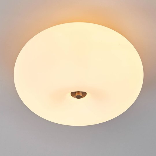 Diskret plafondlampa Optika Ø 35cm