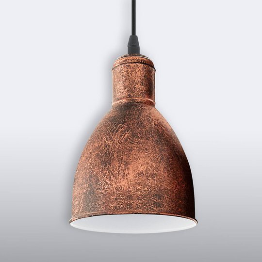 Priddy 1 vintagependellampa 1 lampa, koppar antik