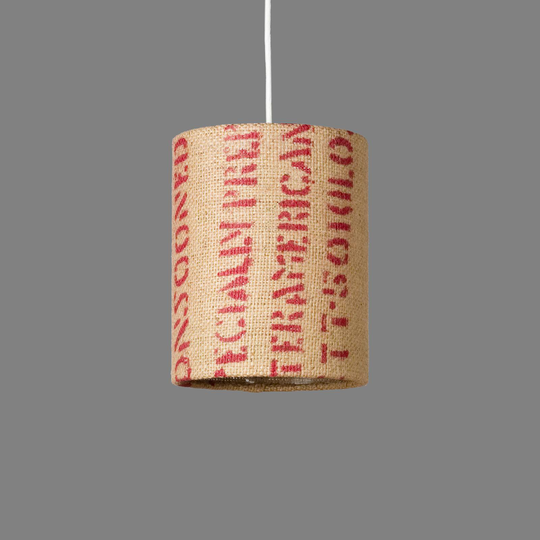 Pendellampa N°71 pärlböna - skärm kaffesäck