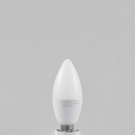 LED-dropplampa E14 C37 5W 3 000 K opal