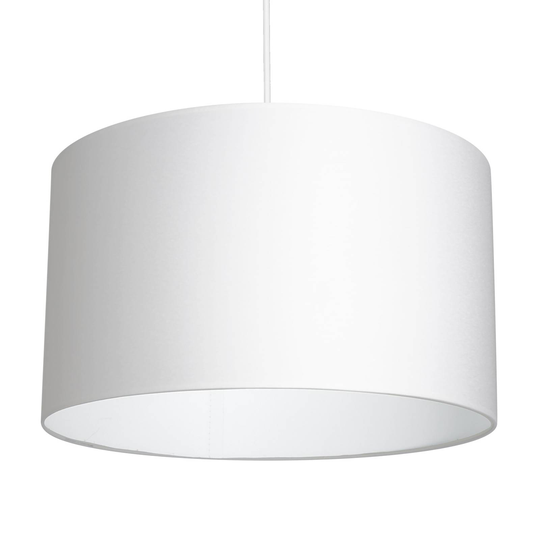 Hänglampa Soho, cylindrisk, 1 lampa Ø 40cm vitt