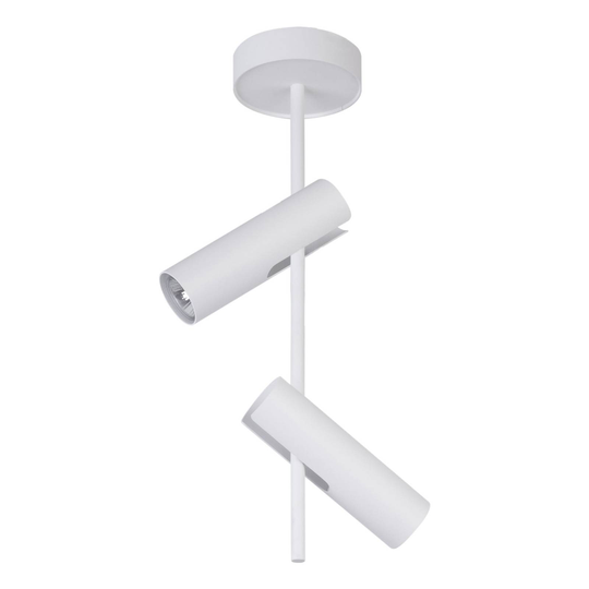 Takspot Leda 2, 2 lampor, vit