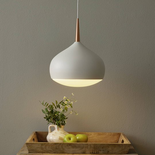 EGLO connect Comba-C LED-hänglampa vit-koppar
