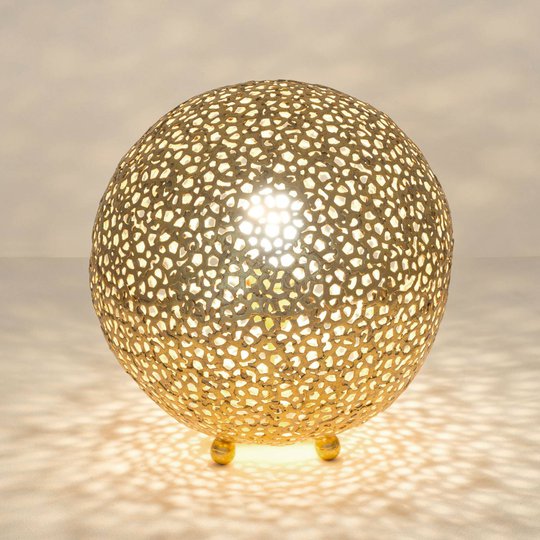 Bordslampa Lily Piccolo, Ø 33 cm, guld