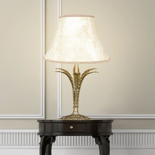 Bordslampa Palmera, gammalt guld, 1 lampa