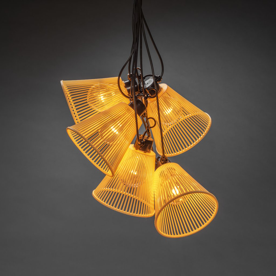 Startset E27 10 amber LED (Svart)