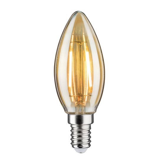 LED-kronljuslampa E14 4,7W 2 500 K guld dimbar