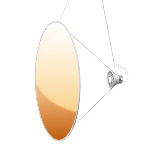 Luceplan Amisol LED-pendellampa Ø 110 cm guld
