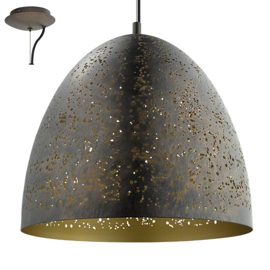 Safi taklampa 40,5cm (Beige/brun)