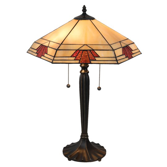 Bordslampa 5202 i Tiffany-stil, 44x38 cm