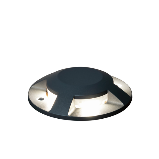 Markspot LED 12W 4-väg (Antracit)