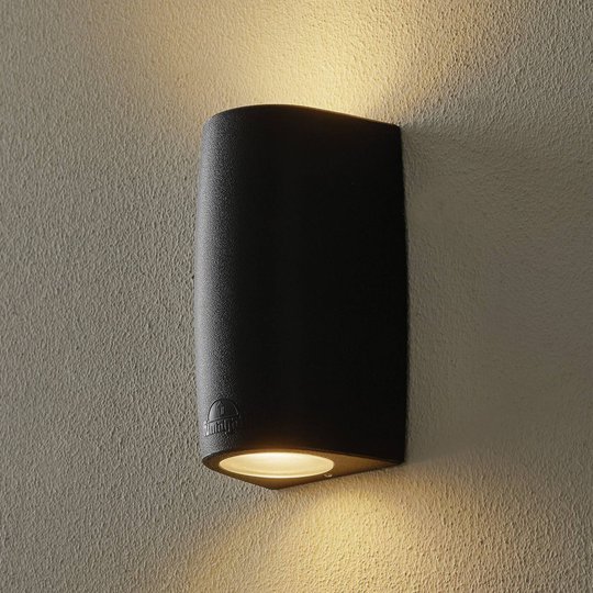 Vägglampa Marta 9,2 cm 2 lampor CCT svart/frostad