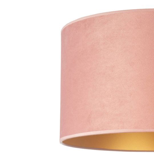 Pendellampa Golden Roller Ø 40 cm ljusrosa/guld
