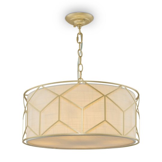 Messina taklampa (Mässing/guld)