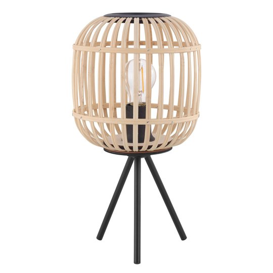Bordslampa Bordesley med träskärm