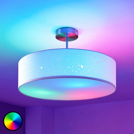 Lindby Smart LED-taklampa Alwine med avstånd