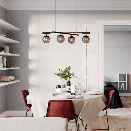 By Rydéns Labelle hänglampa, rökgrå