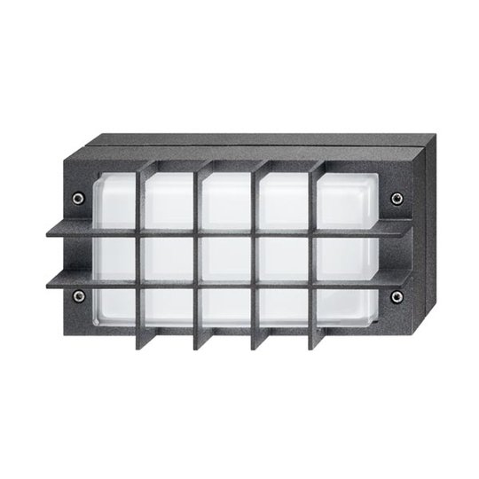 Modern utomhusvägglampa BLIZ GUARD, antracit