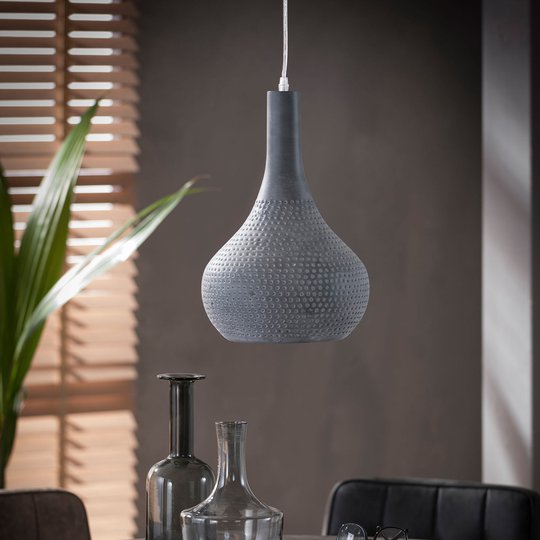 Hänglampa Bombur 1 lampa grå