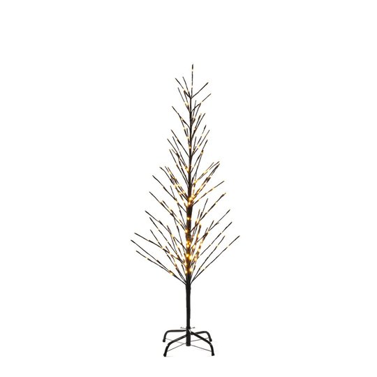 Svart träd 150cm LED (Svart)