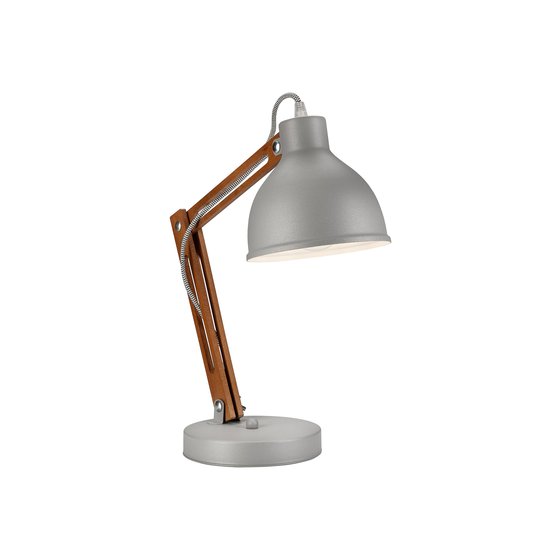 Bordslampa Skansen, justerbar, grå