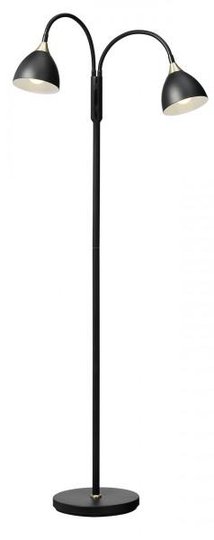 Läza golvlampa 2arm (Svart)