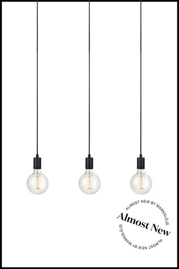 ALMOST NEW SKY PENDANT 3L STRAIGHT BLACK