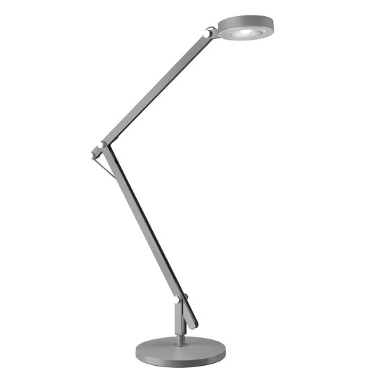 LED-skrivbordslampa Stina av metall, grå