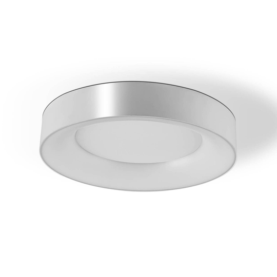 LED-taklampa Sauro, Ø 40 cm, silver