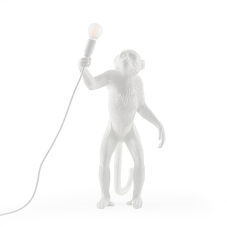 Monkey Lamp Ståendes Vit