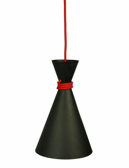 Taklampa 18cm (Svart)