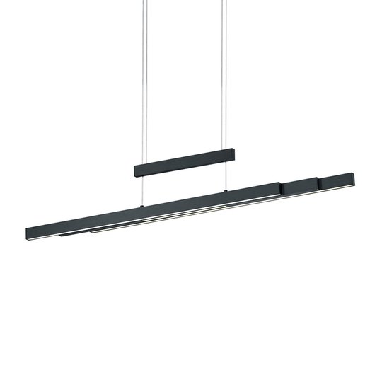 LED-pendellampa Trajan, 2 700-5 000 K, svart matt