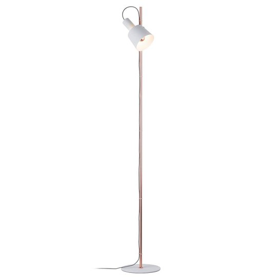 Haldar - tvåfärgad golvlampa med stil
