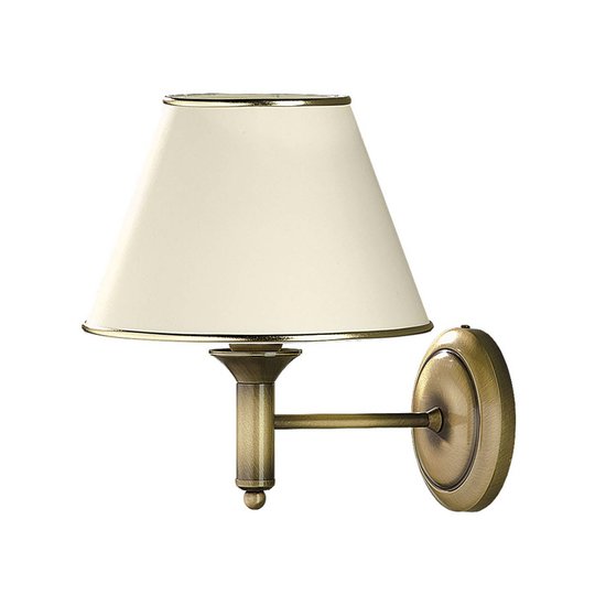 Vägglampa Birmingham patinerad